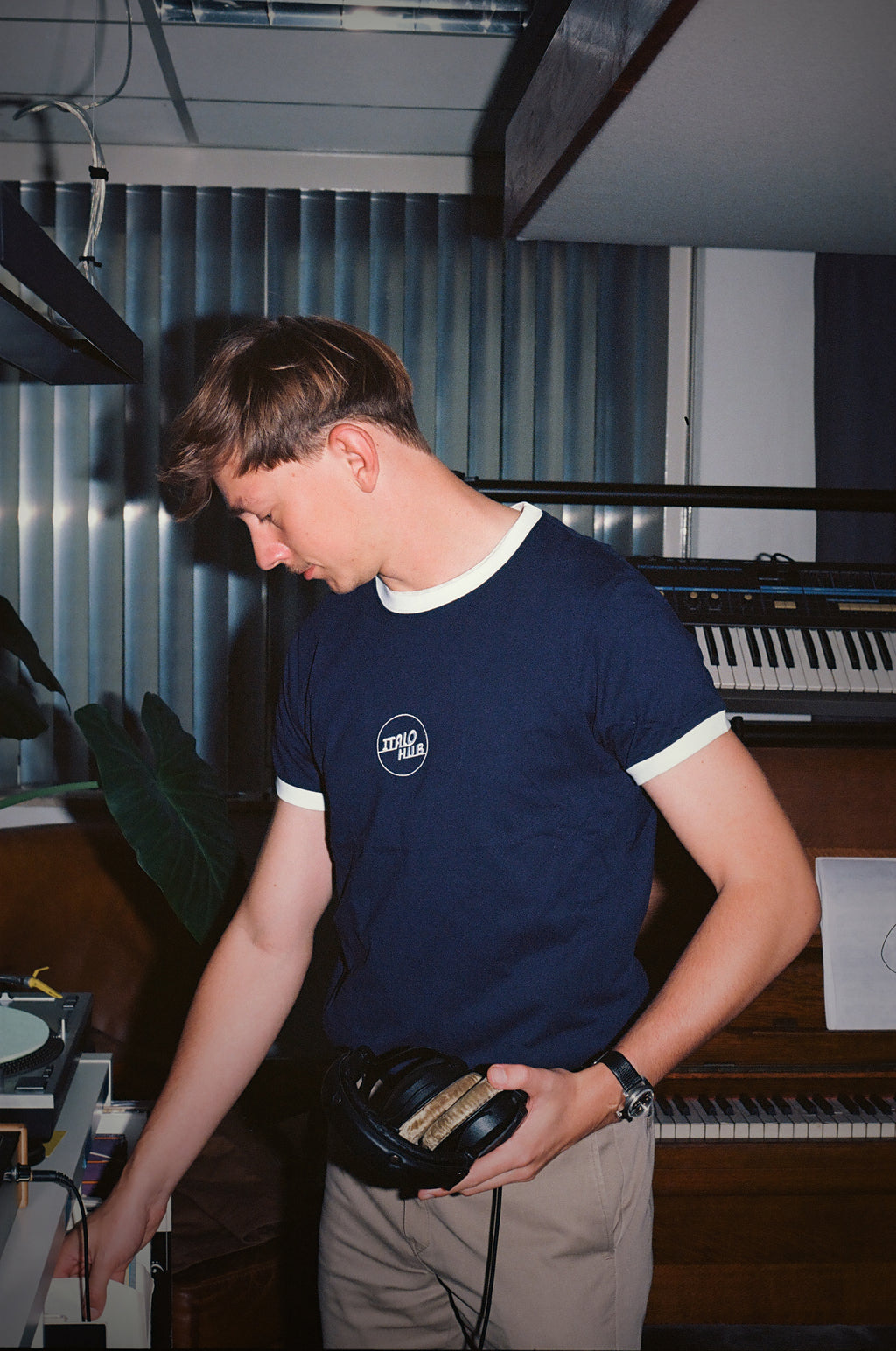 Italo Hub 1983 Ringer T-shirt (Navy)