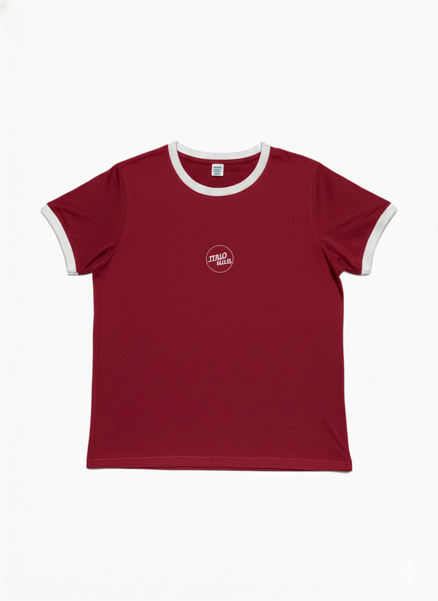 Italo Hub 1983 Ringer T-shirt (Red)